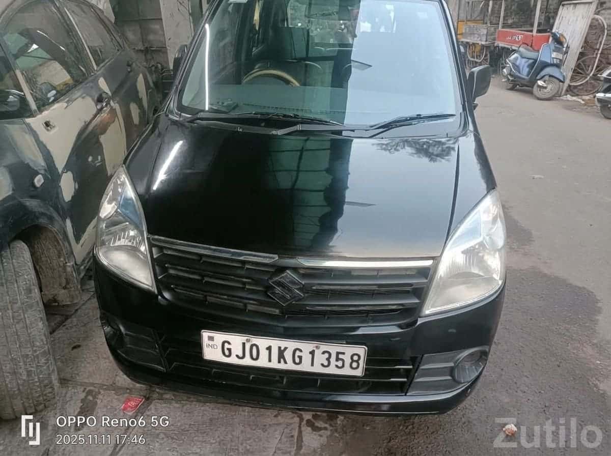 Black Maruti WagonR Used Petrol Car