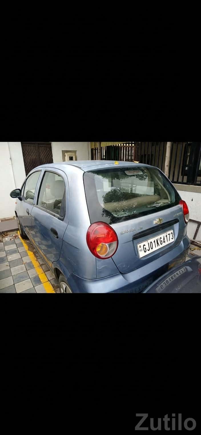 Blue Chevrolet Spark Used Hatchback Car