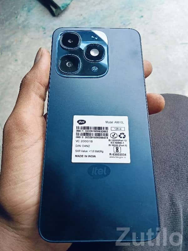 itel A661L Blue Triple Camera Phone