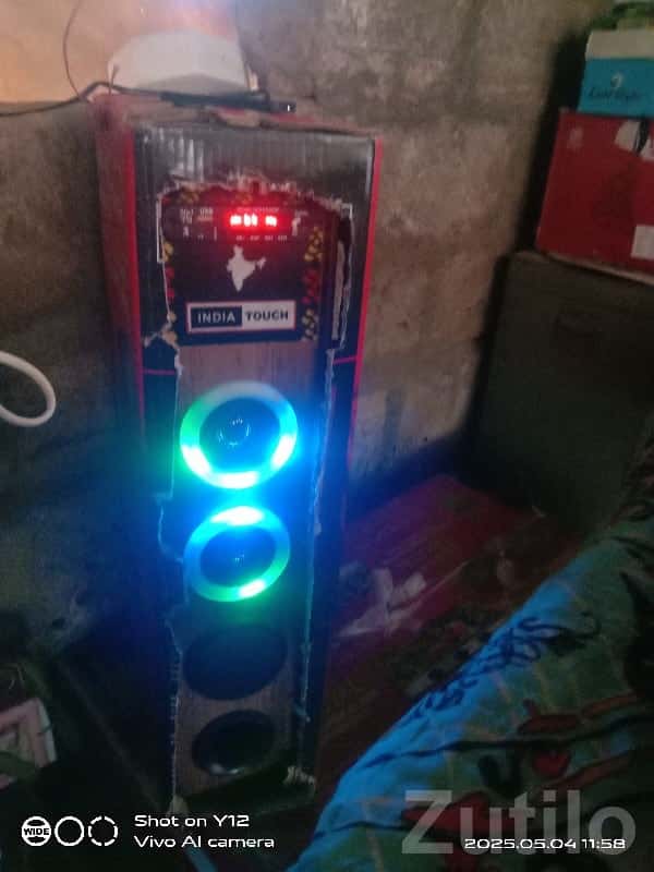 India Touch LED Tower Speaker