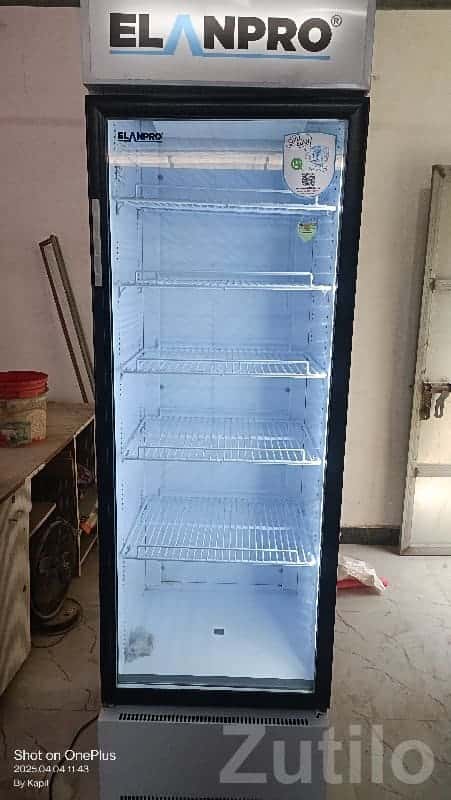 Elanpro Vertical Display Freezer Fridge