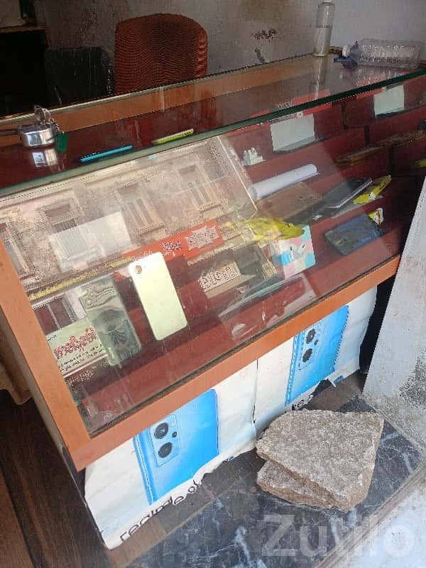 Glass Mobile Display Counter Table Glass Mobile Display Counter Table