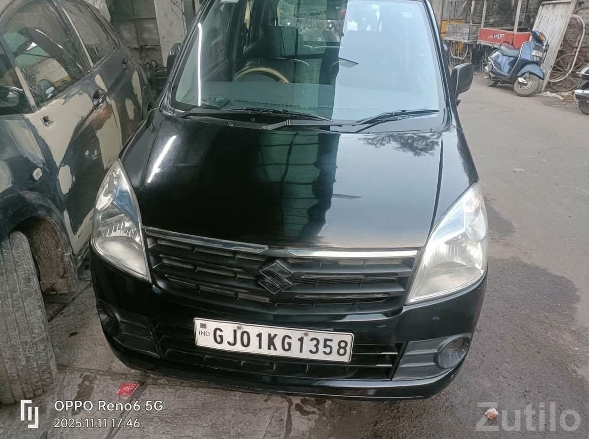 Black Maruti WagonR Used Petrol Car