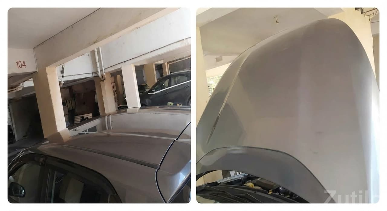 Well-Maintained Grey Sedan Car