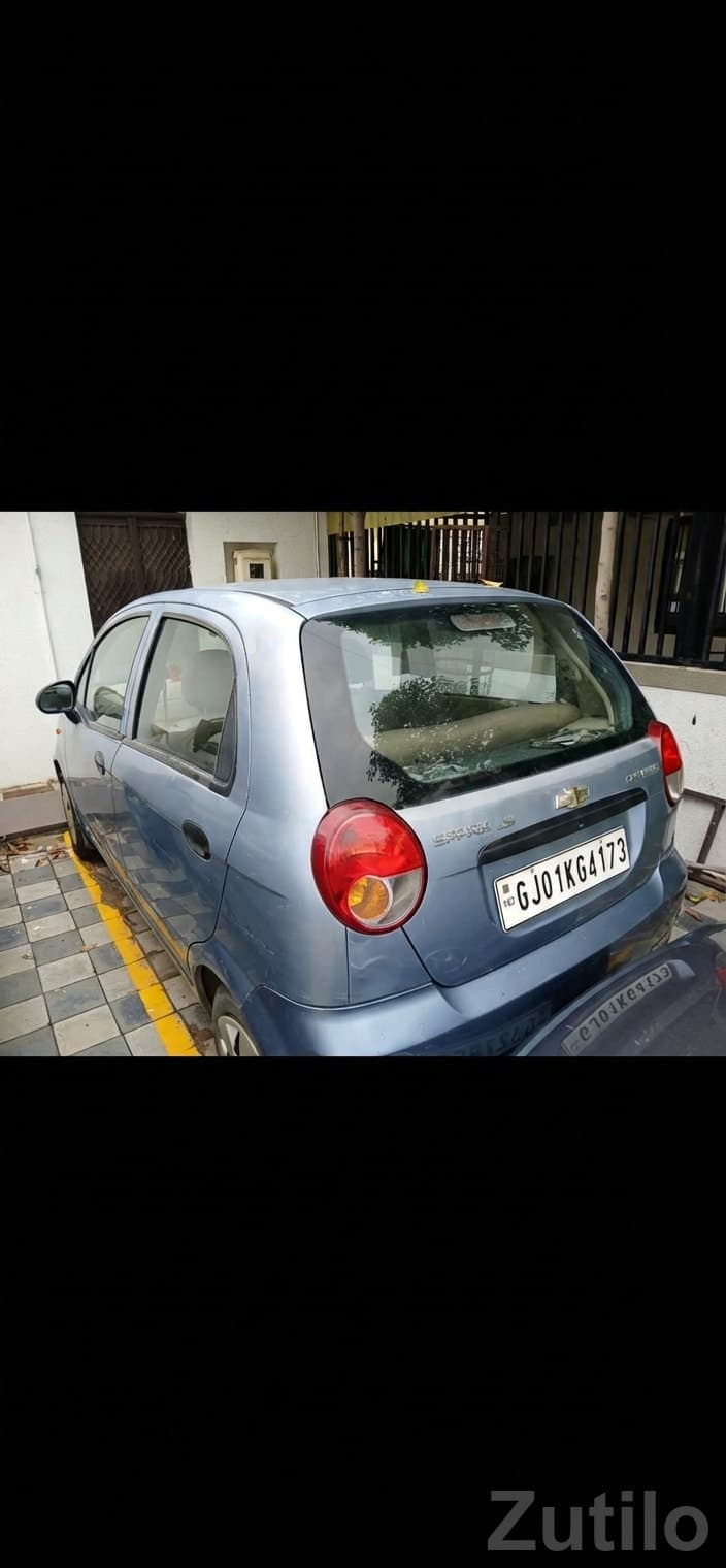 Blue Chevrolet Spark Used Hatchback Car