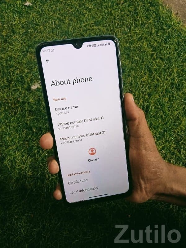 POCO A3 Blue Android Smartphone image 2