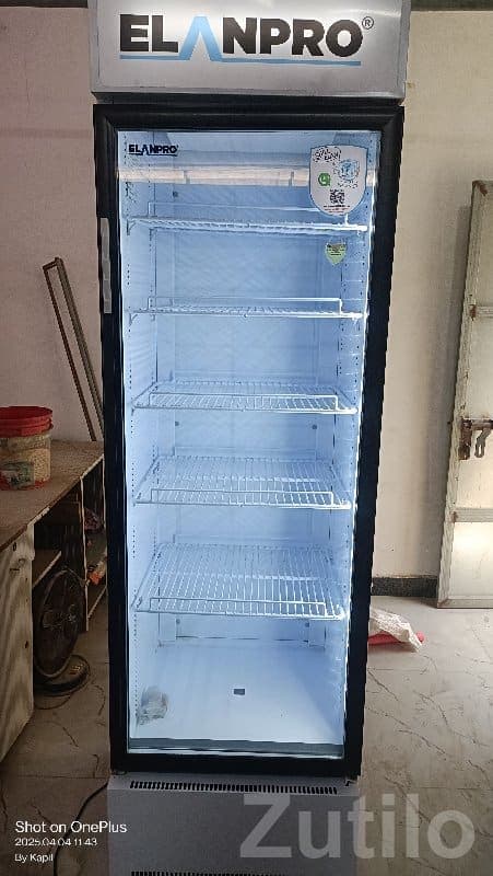 Elanpro Vertical Display Freezer Fridge