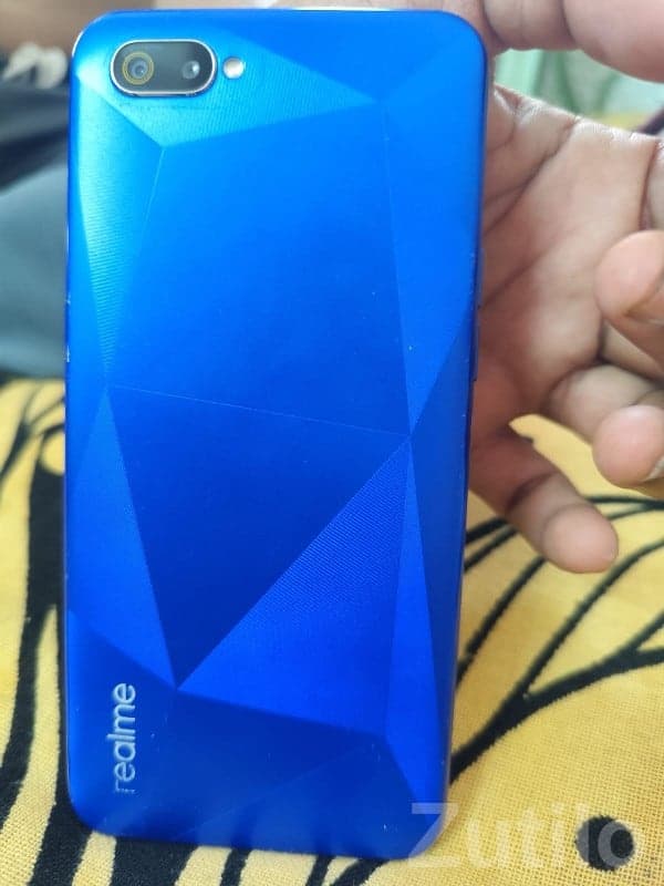 Realme Blue Smartphone with Dual Camera