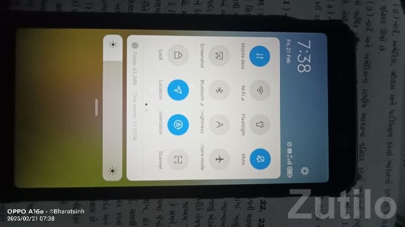 Used Redmi 7A with Back Cover image 3
