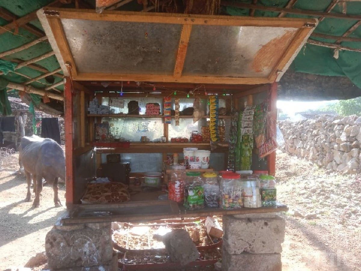 Rural Snack and Grocery Kiosk Setup