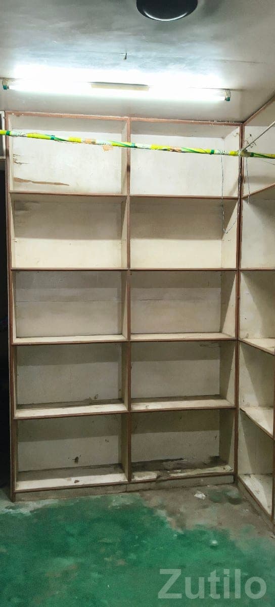 Plywood Wall Storage Rack with 10 Shelves image 2