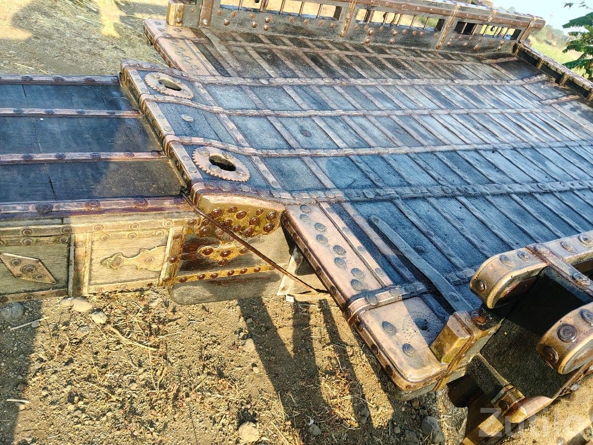 Heavy Duty Wooden Bullock Cart - Construction Vehicles - Khambhalia - Image 2