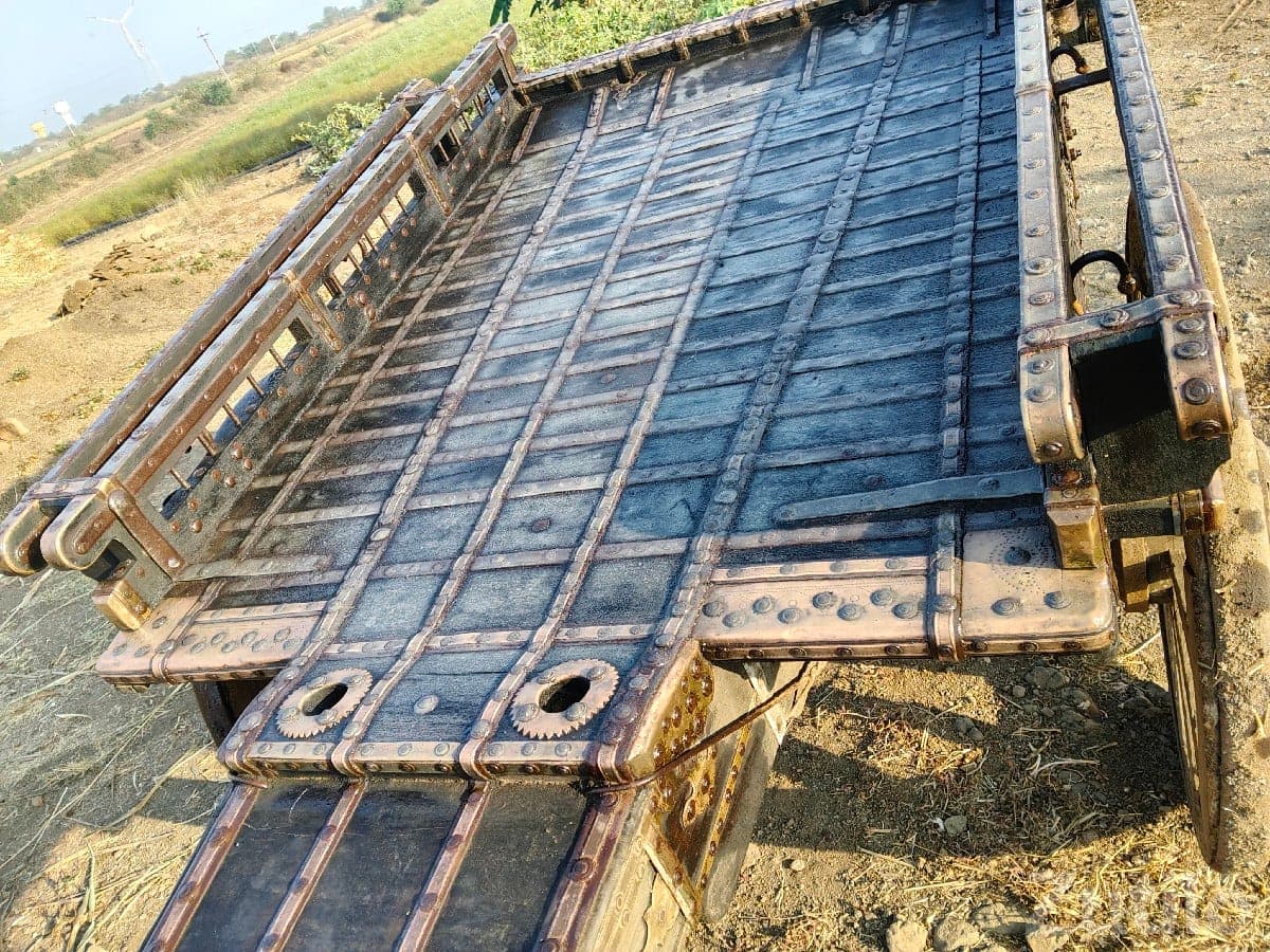 Heavy Duty Wooden Bullock Cart - Construction Vehicles - Khambhalia - Image 3