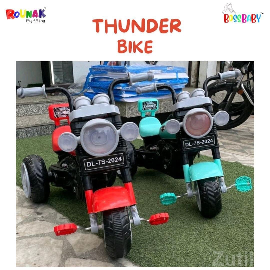 Thunder Bike Kids Ride-On Toy Cycle