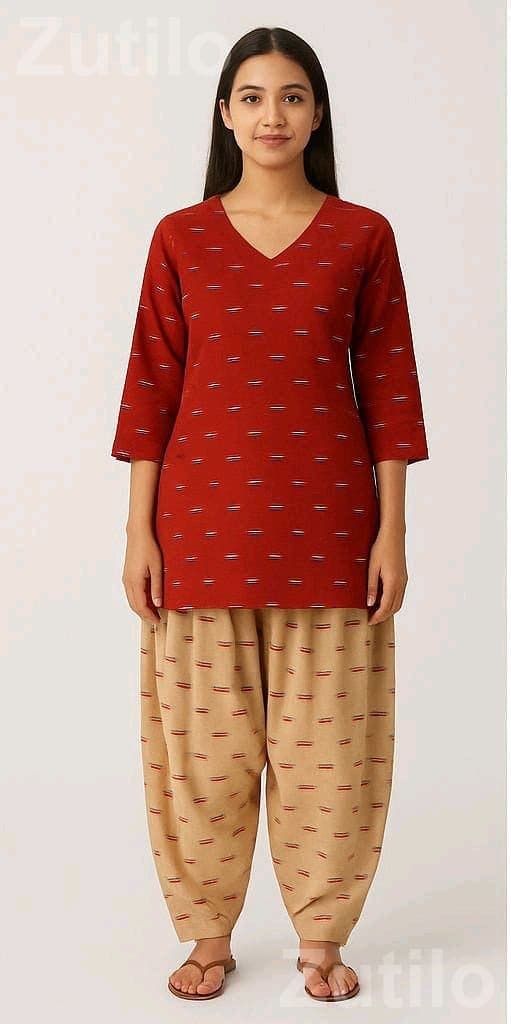 Women's Cotton Kurti with Printed Design