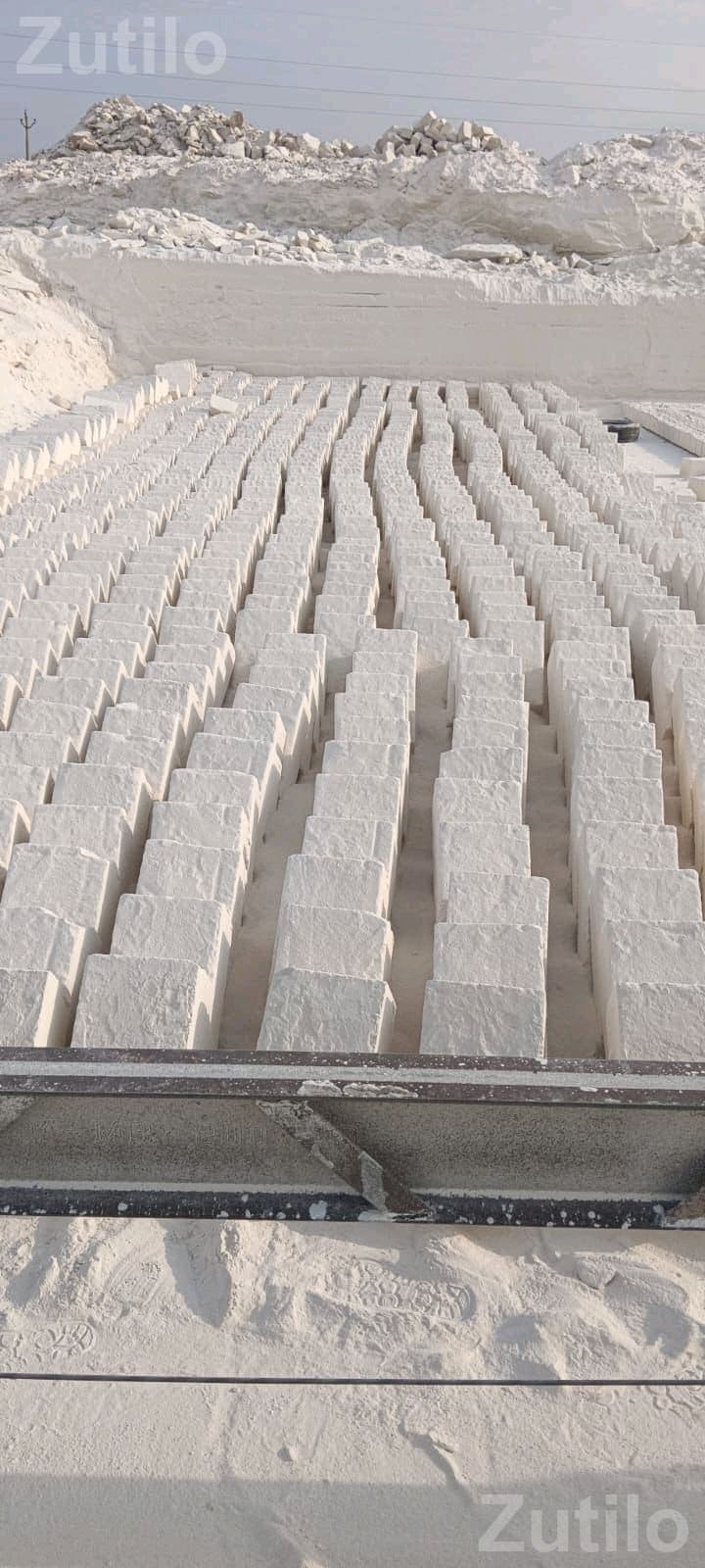 White Stone Blocks for Construction Use