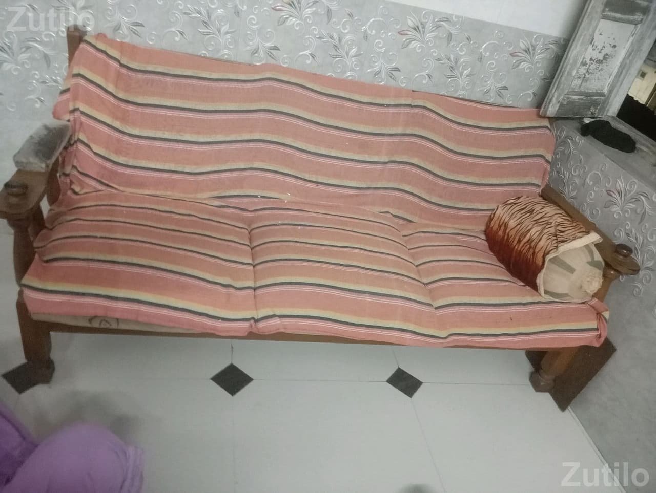 Wooden Sofa Set 2 Pieces