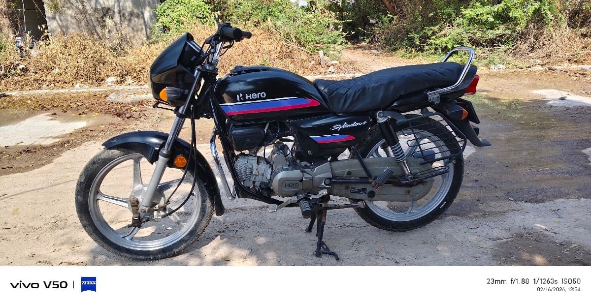Hero Splendor Plus 2021 Used Bike for Sale - બાઇક્સ - કલાવડ - Image 2