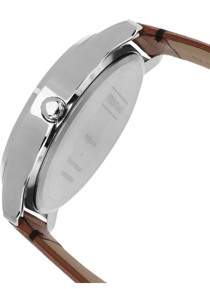 Classic Analog Wrist Watch with Brown Strap - Fashion Accessories - Keshod - Image 1