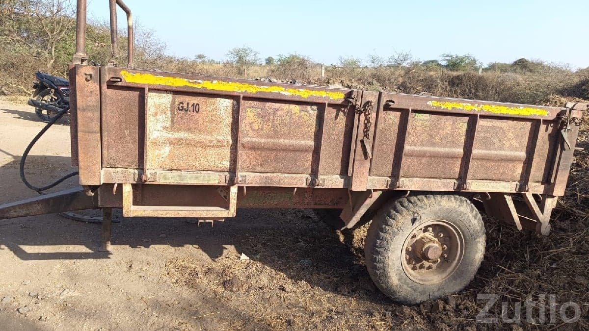 Heavy Duty Metal Trailer Trolley - Construction Vehicles - Khambhalia - Image 3