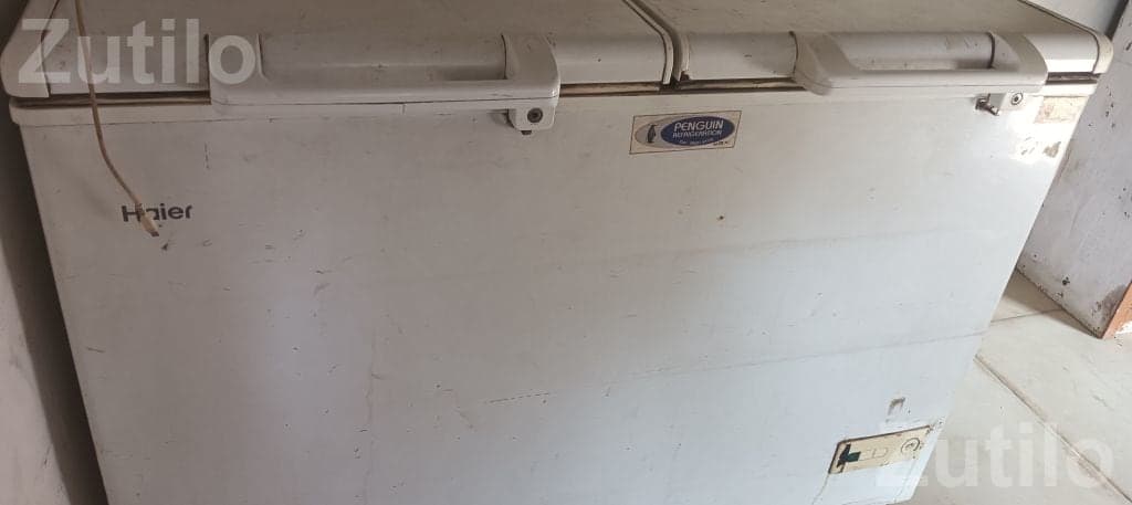 Haier Double Door Chest Freezer Refrigerator - Refrigerators - Jasdan - Image 1