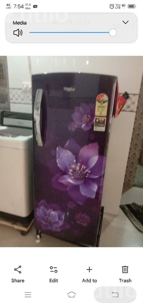 Whirlpool Single Door Refrigerator - Refrigerators - Surat City - Image 2