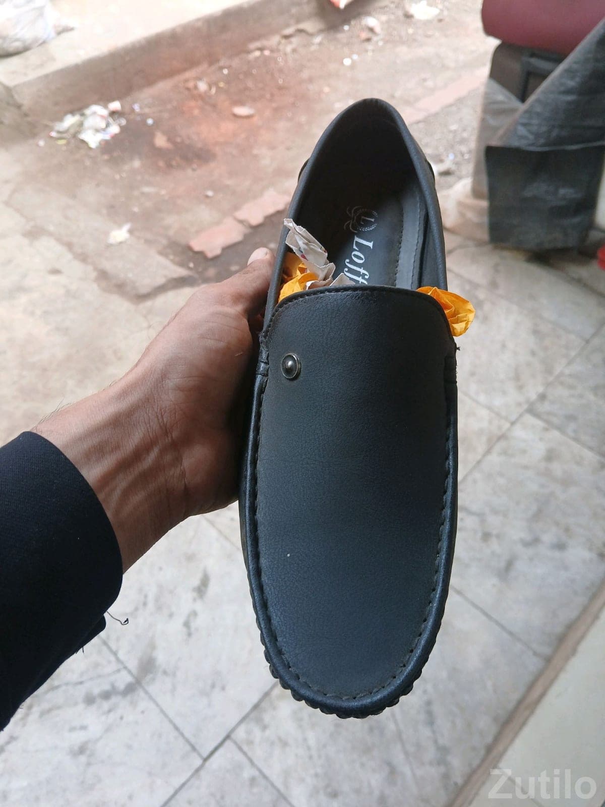 Black Loafer Shoes for Men
