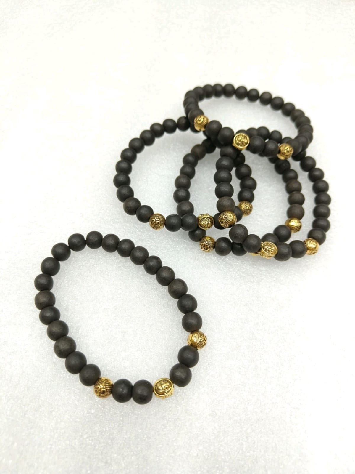 Stone Beaded Bracelet in Multiple Sizes - Fashion Accessories - Khambhat - Image 2