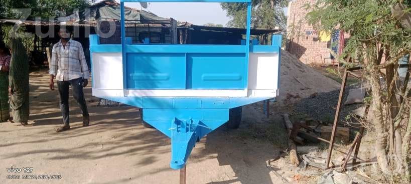 Metal Utility Trailer Trolley - ટ્રેક્ટર - લુણાવાડા - Image 3