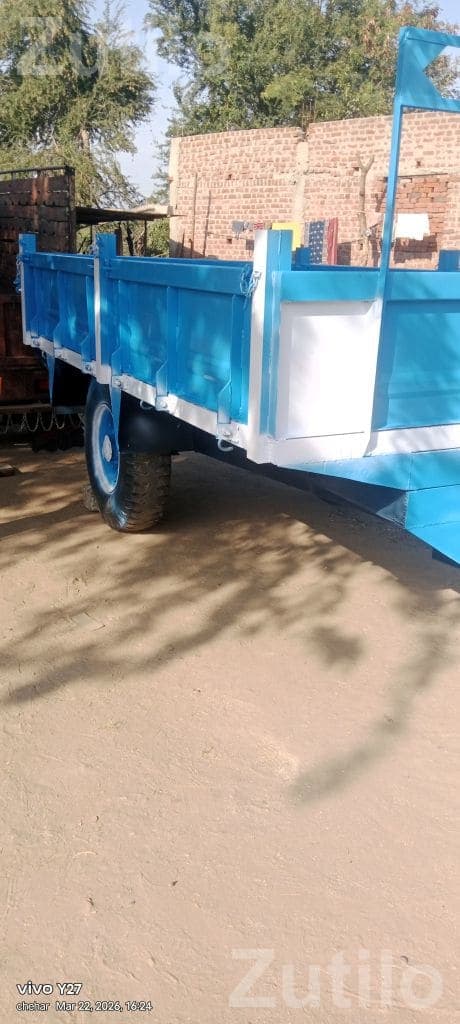 Metal Utility Trailer Trolley - ટ્રેક્ટર - લુણાવાડા - Image 5