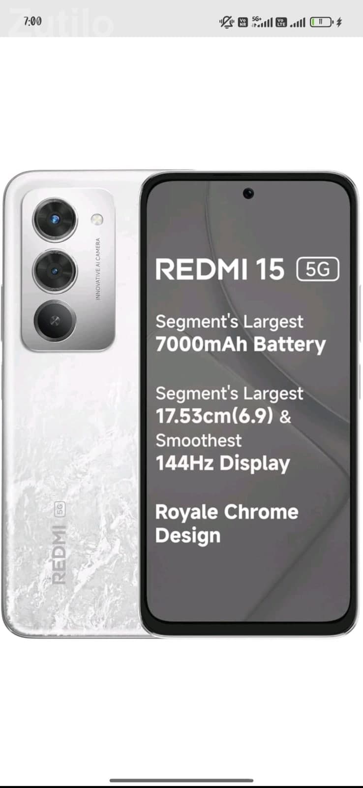 Redmi 15 5G Smartphone