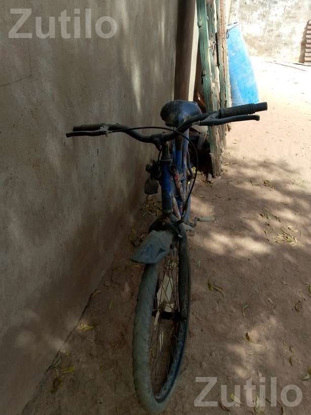 Blue City Bicycle with Rear Carrier - સાયકલ - ભુજ - Image 4