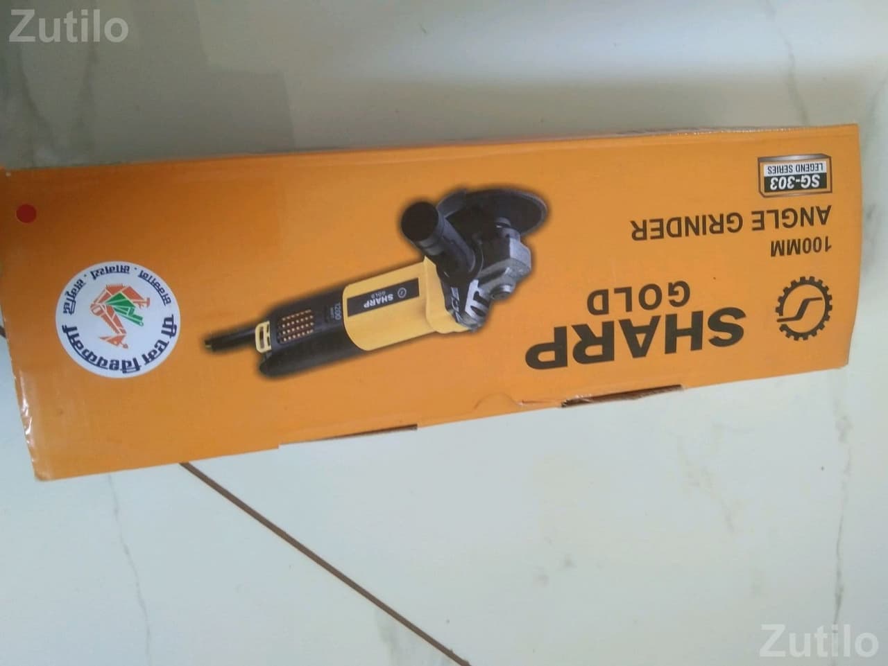 Sharp Gold 100mm Angle Grinder Kit