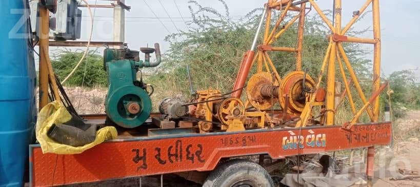 Borewell Drilling Machine Setup