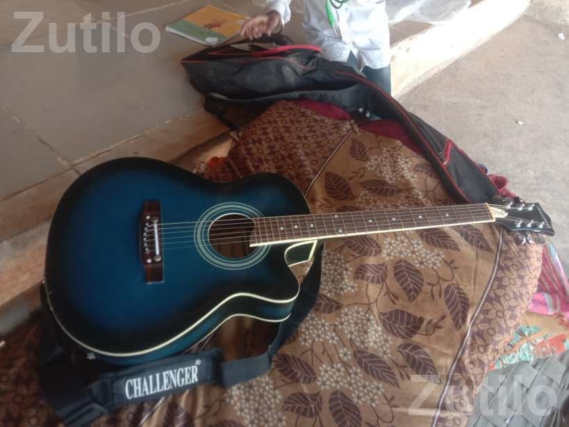 Blue Acoustic Guitar with Bag - સંગીત સાધનો - ચોટીલા - Image 2