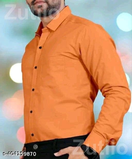 Men's Casual Full Sleeve Shirt Pink - પુરુષોના કપડા - પાલનપુર - Image 3