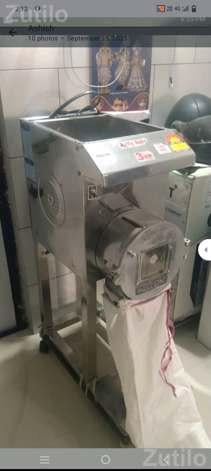 Domestic Flour Mill Gharghanti with Table - અન્ય ઘરેલુ ઉપકરણો - રાજકોટ શહેર - Image 2