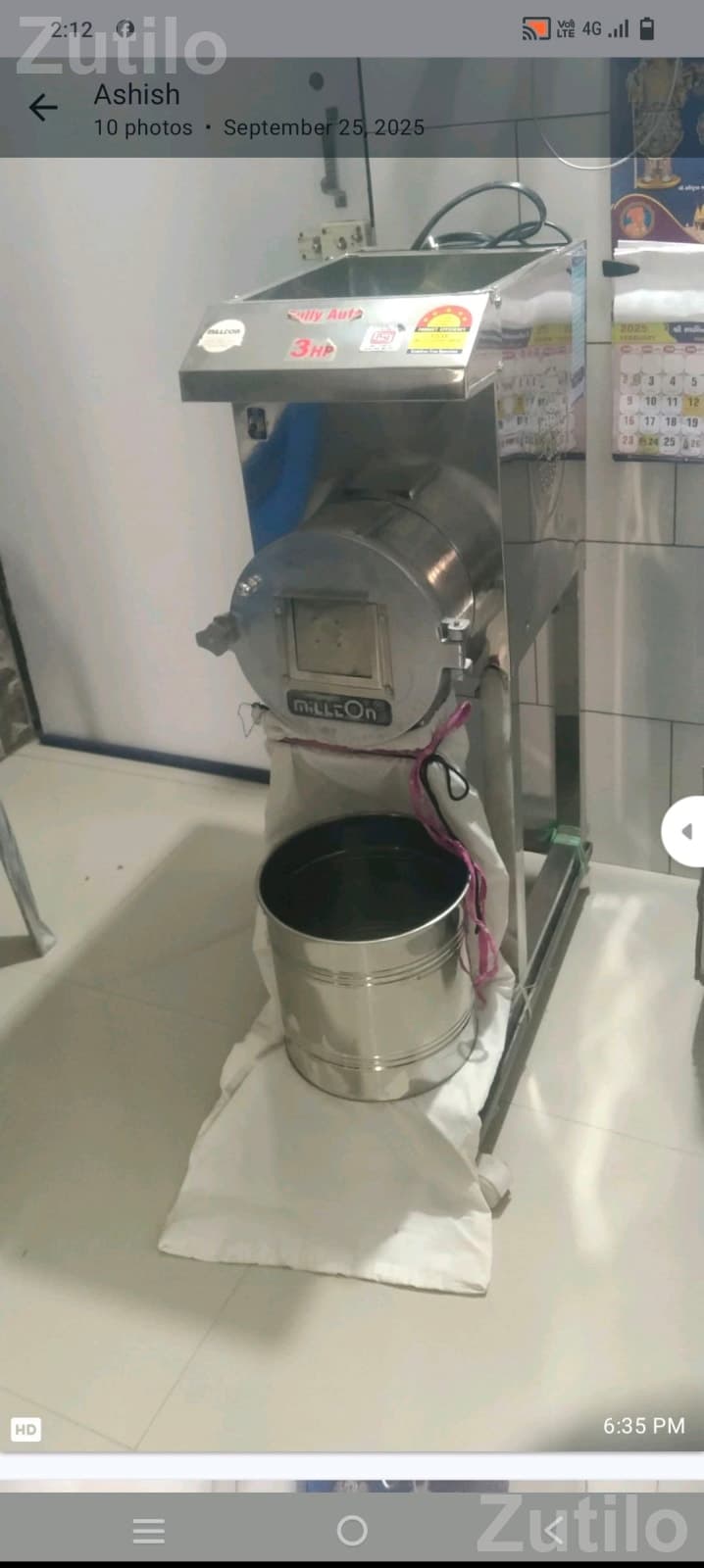 Domestic Flour Mill Gharghanti with Table - અન્ય ઘરેલુ ઉપકરણો - રાજકોટ શહેર - Image 3