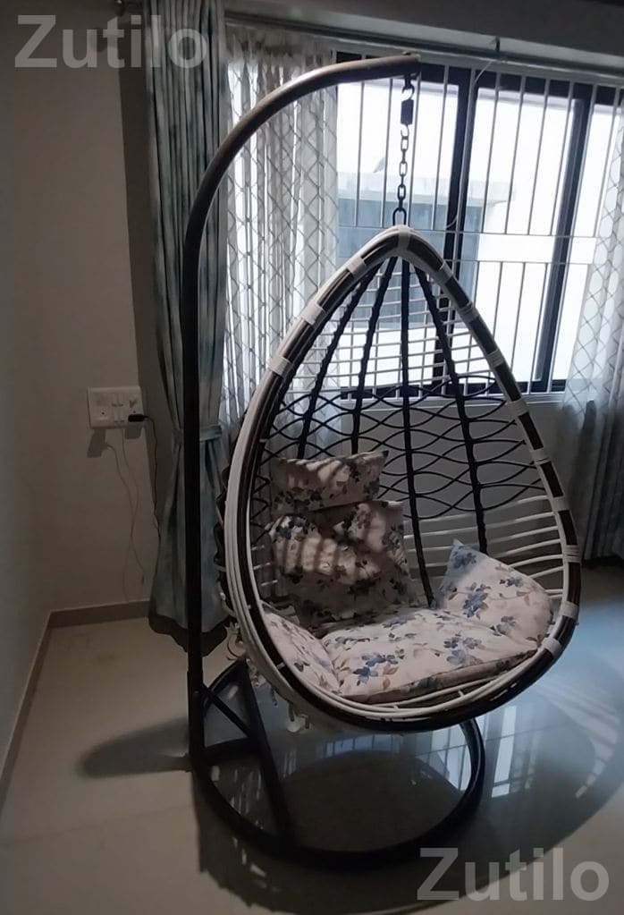 Indoor Hanging Swing Chair with Cushion
