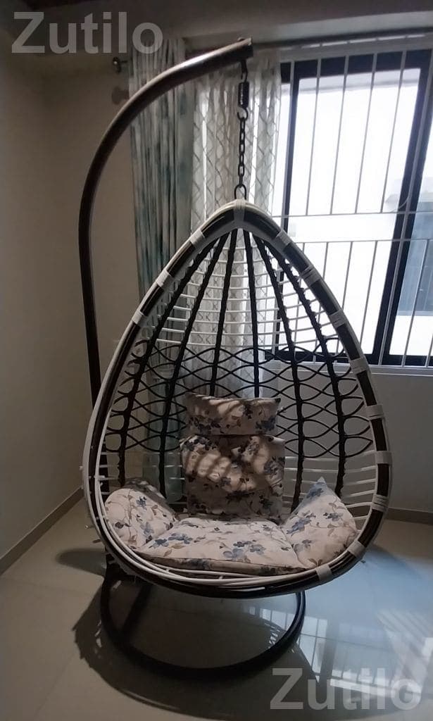 Indoor Hanging Swing Chair with Cushion - Sofa Sets - Junagadh City - Image 2