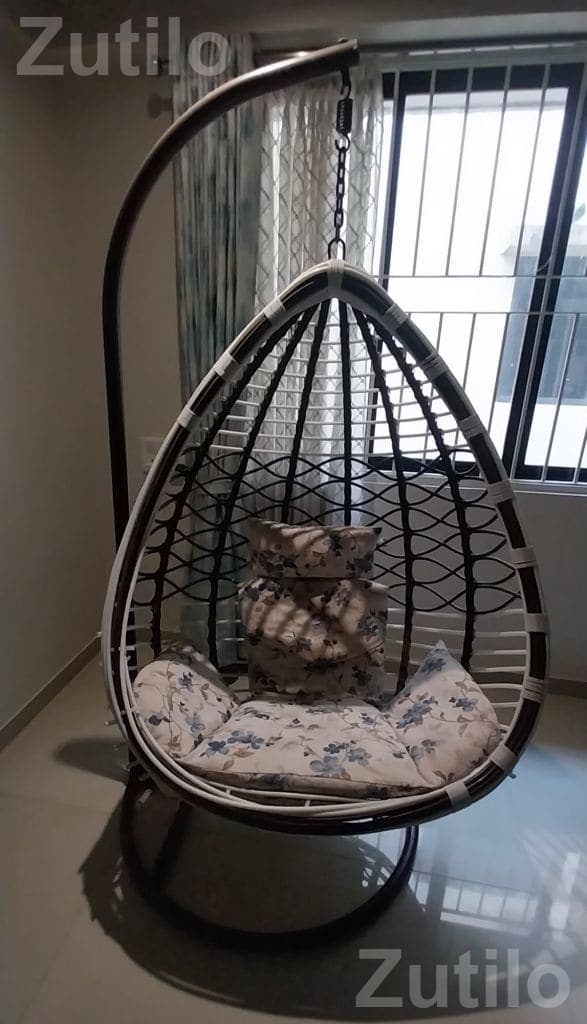 Indoor Hanging Swing Chair with Cushion - Sofa Sets - Junagadh City - Image 3
