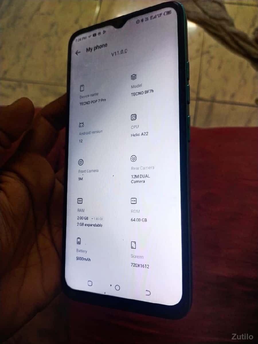 4GB 64GB TECHNO 7PRO 4GB 64GB TECHNO 7PRO