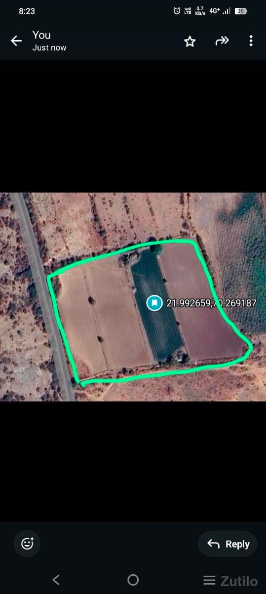 જમીન વેચવાની છે. રોડ ટચ - Land & Plots - Upleta - Image 1