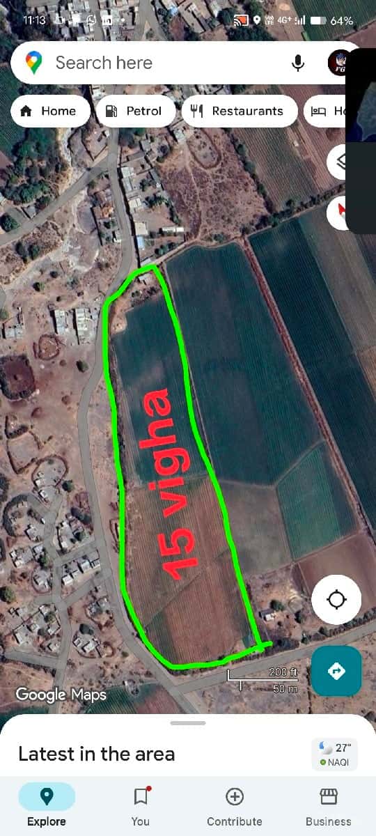 15 વિઘા ગામ પાસે લોકેસન વાળી. 15 વિઘા ગામ પાસે લોકેસન વાળી.