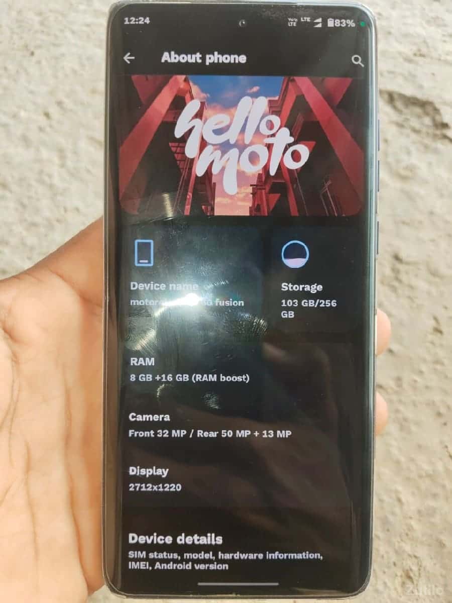 આ મોટોરોલા 60 ફ્યુઝન વેચવાનો છે આ મોટોરોલા 60 ફ્યુઝન વેચવાનો છે