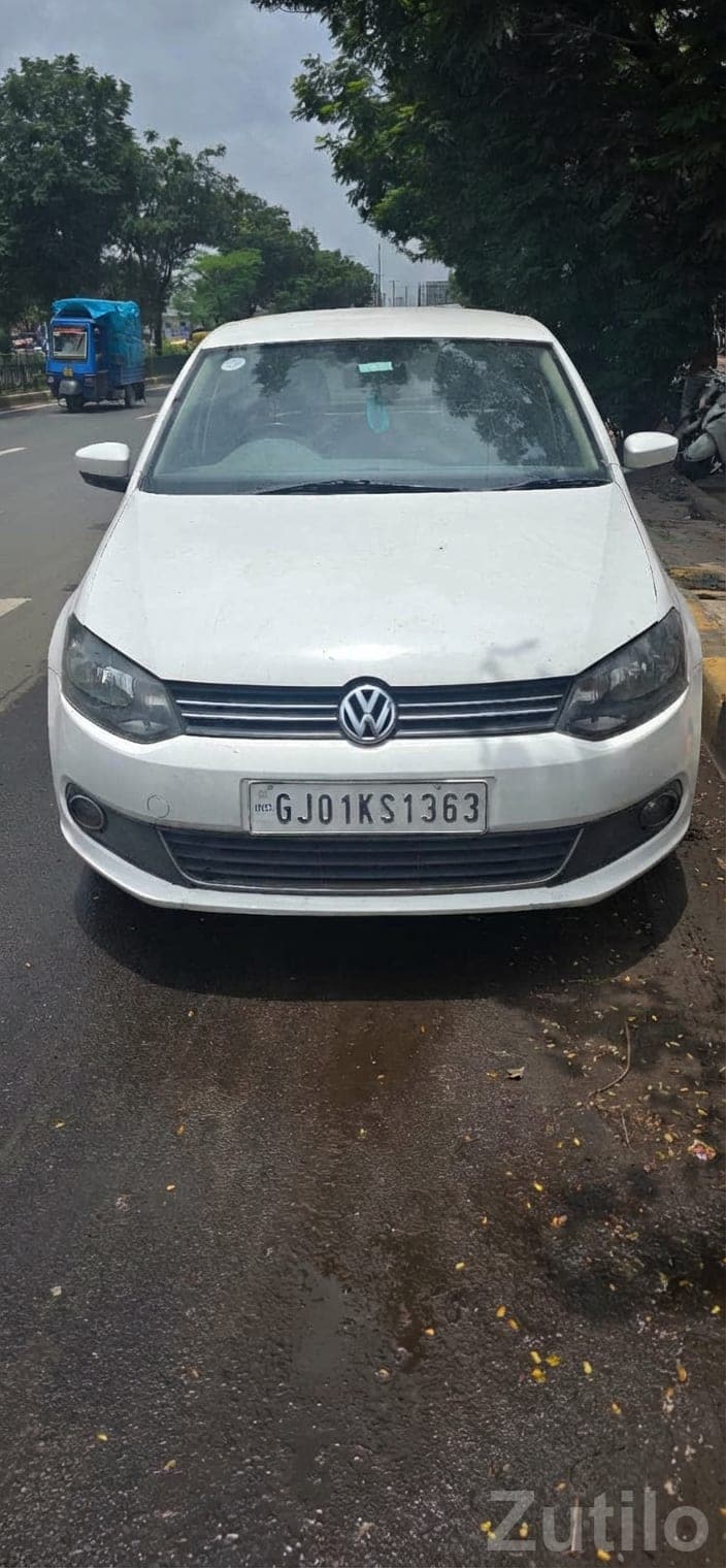White Volkswagen Vento Used Car