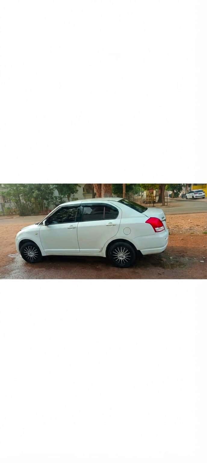 White Swift Dzire Sedan – Well Maintained White Swift Dzire Sedan – Well Maintained