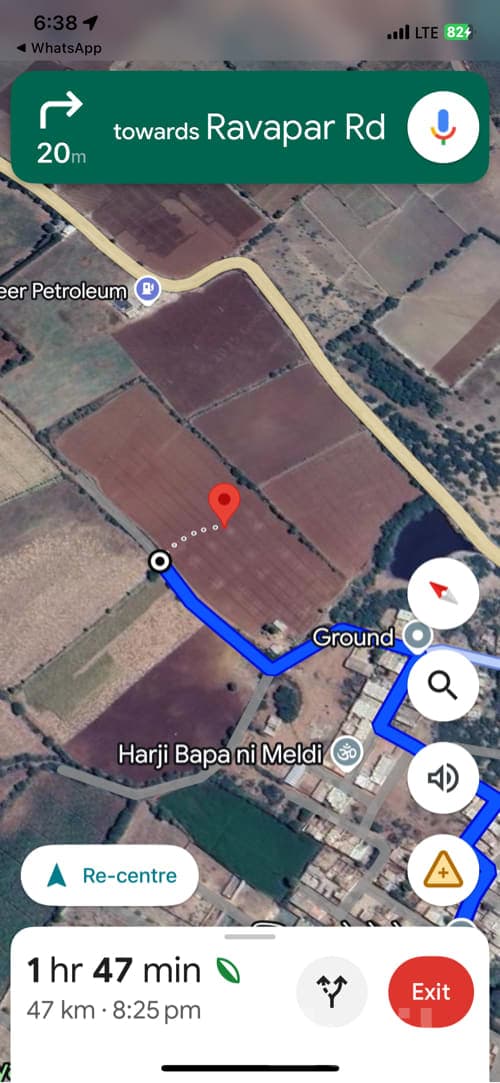 Agricultural Land Near Ravapar Road, Wankaner