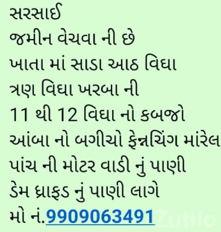 Fertile Agricultural Land in Visavadar Fertile Agricultural Land in Visavadar