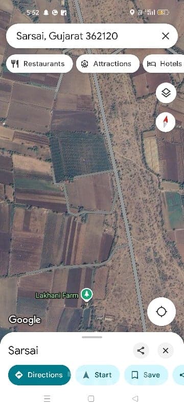 Roadside Farm Plot Near Sarsai Talala - Land & Plots - Talala - Image 1